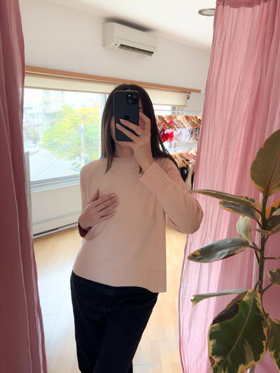 SWEATER VELVET CREMA