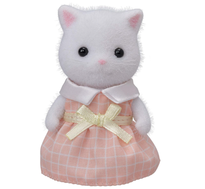 Sylvanian Families Persian Cat Girl (White) 