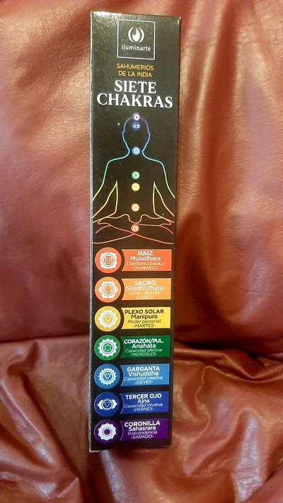 SAHUMERIOS SIETE CHACRAS ILUMINARTE