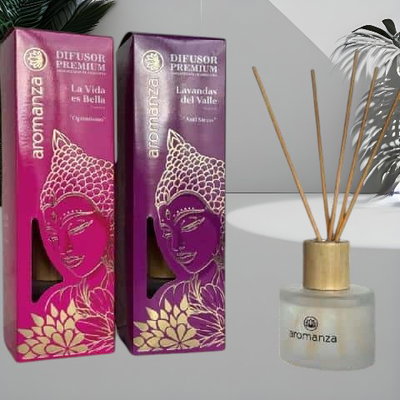 DIFUSOR PREMIUM AROMANZA 125 ML.