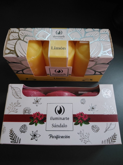 VELAS AROMATICAS X3 ILUMINARTE