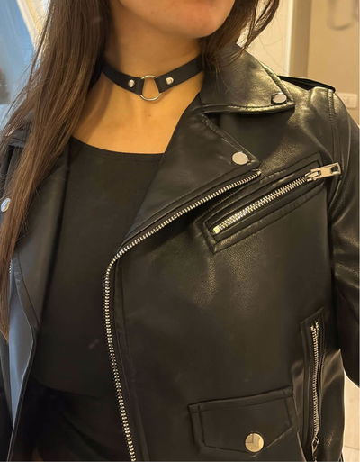 Choker argolla simple