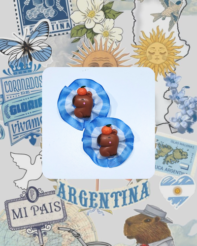 Escarapela Carpincho #1 x 12 unds.