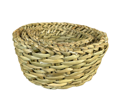 Panera de junco tejido premium 