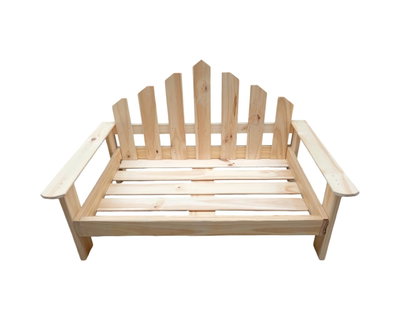SILLON CAMA DE PINO PARA MASCOTAS