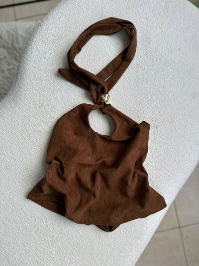 Top gamuza C avío 