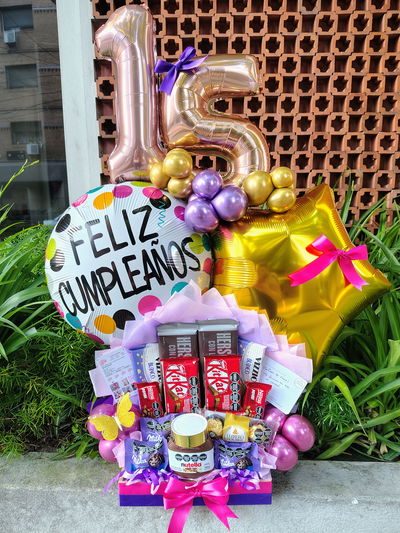 Box de golosinas 15 años 