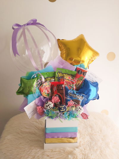 Box cumple golosinas kids