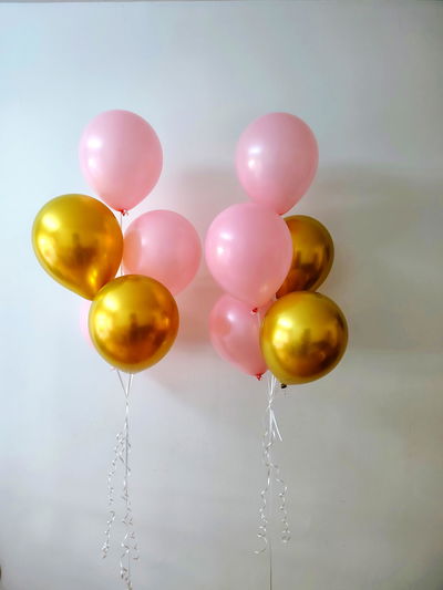 Combo Bouquet 10 globos : lisos y cromados