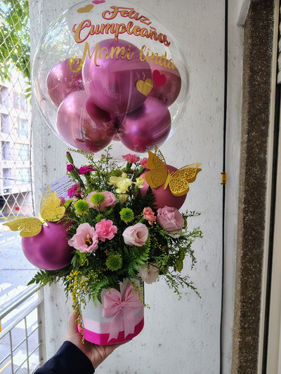 Bouquet floral burbuja 