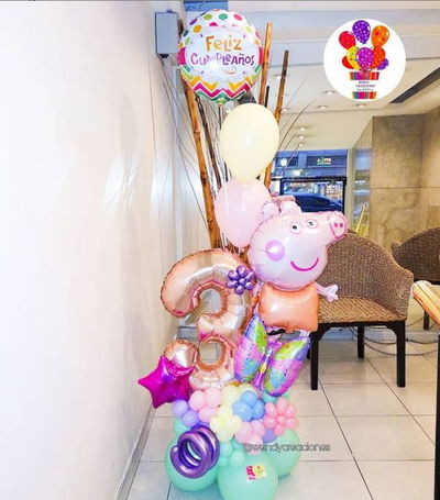 Balloon bouquet Peppa