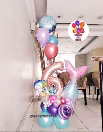 Balloon bouquet Sirena