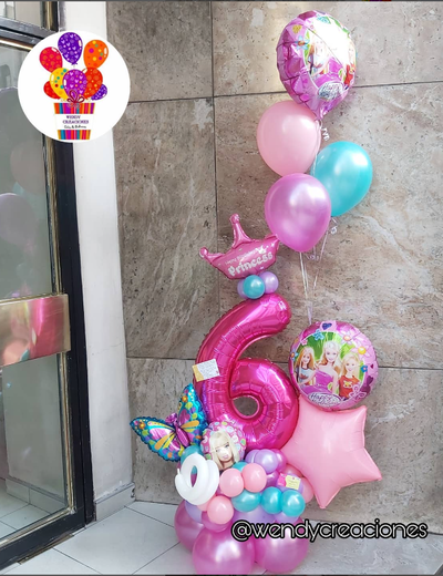 Balloon bouquet Barbie