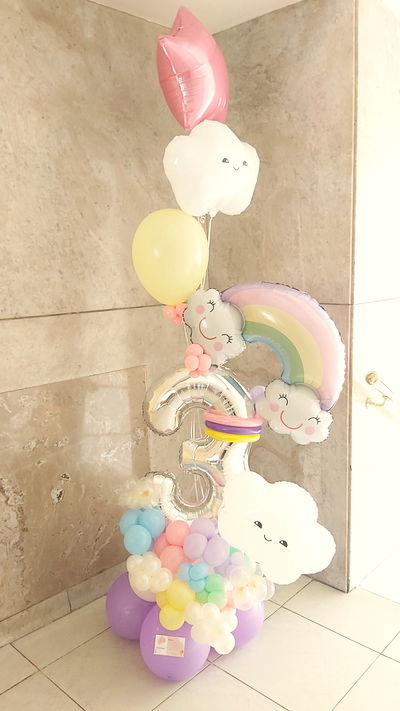 Balloon bouquet Arcoiris