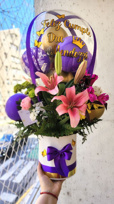 Bouquet floral burbuja 