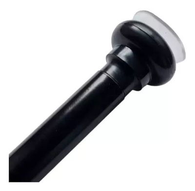 Barral baño PVC grueso negro 