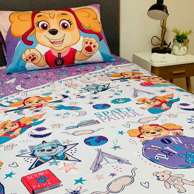 Sábanas Paw Patrol Skype Piñata plaza 1 ½ plaza Infantil