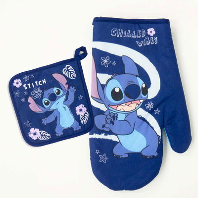 Set agarradera y manopla Mickey y Stich