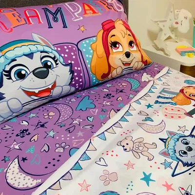 SÁBANAS INFANTILES 1 ½. PIÑATA modelo Paw patrol Skype, Minnie, Jurassic Park ,Sonic