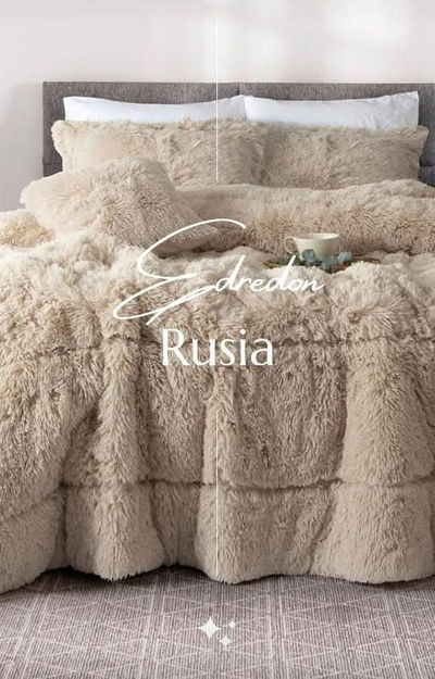 Edredón Kit  Rusia,pelo largo  con fundas
