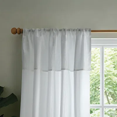 Juego de Cortinas con Bandeaux y Agarraderas