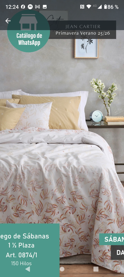 Sabanas King 150Hilos 50% algodón