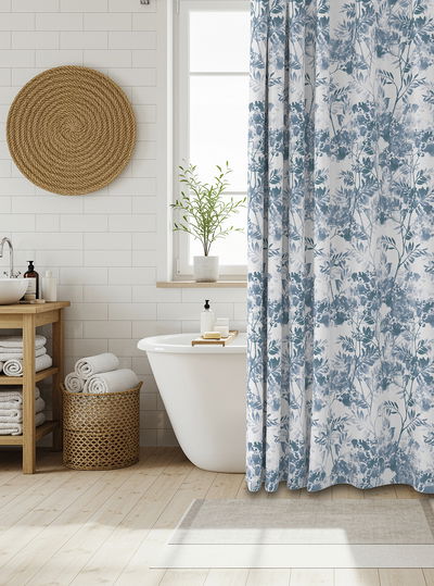 Cortina de Baño Teflonada con Estampa