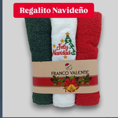 Set de 3 toallitas Navideñas