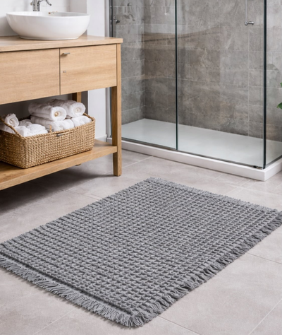 Alfombra de baño Waffle nido