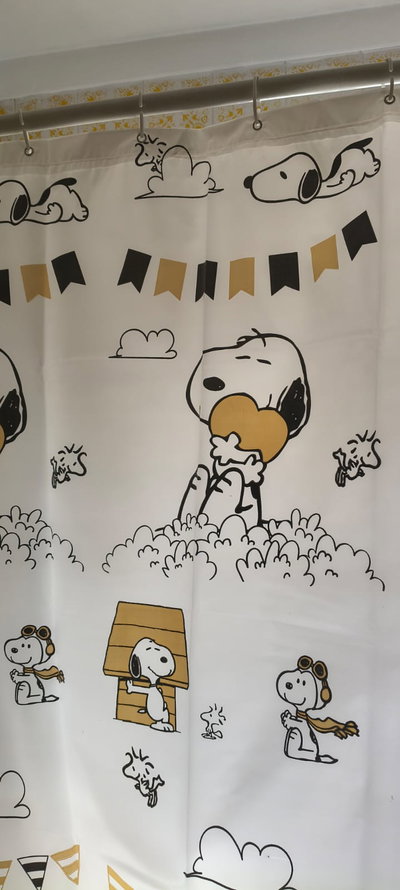 Cortina de baño Snoopy
