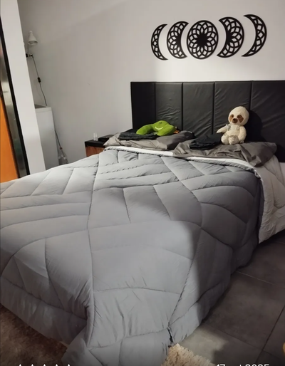 Acolchado Soft King. Estilo plumón