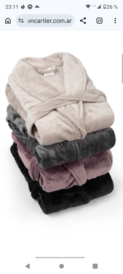 Batas aterciopeladas unisex