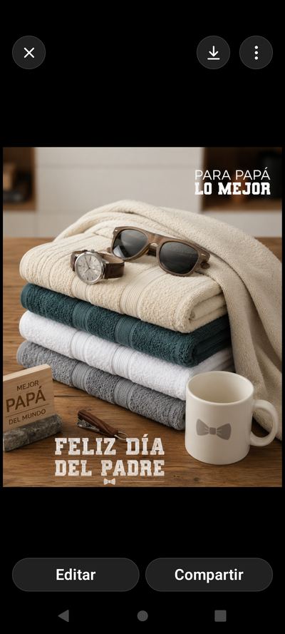Día del Padre - 2 toallones 420 gr.