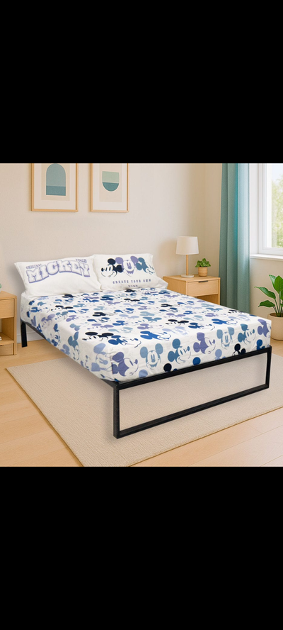 Juego de sábanas 2 ½.pl Mickey Blue