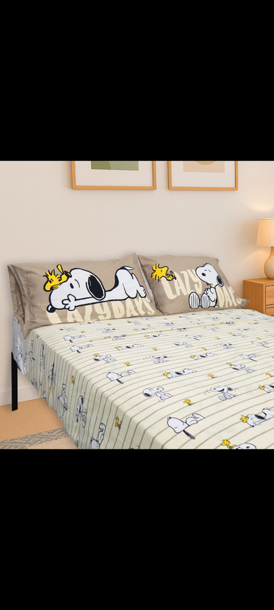 Juego de sábanas 2 ½.pl Snoopy 