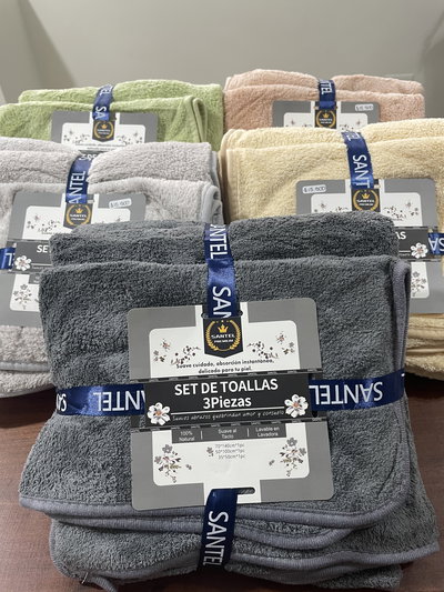 Set de toallas secado rápido 