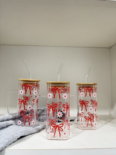 Vaso moñitos