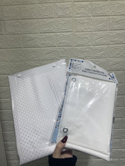 Cortina de baño + Protector
