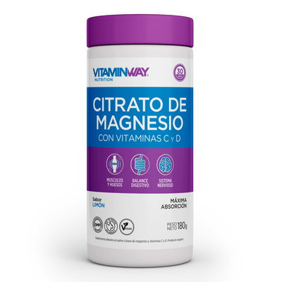 CITRATO DE MAGNESIO POTE x180g