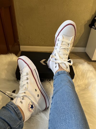 Botitas clásicas converse Blancas