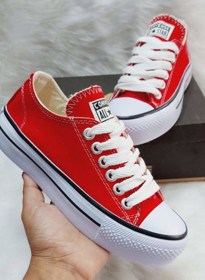 Converse con plataforma solo talle 35