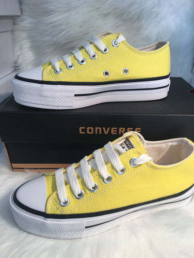 Zapatillas con plataforma Amarillas