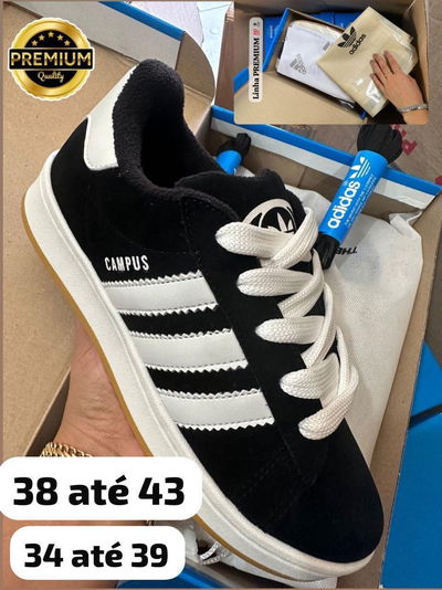 Adidas Campus negras clásicas