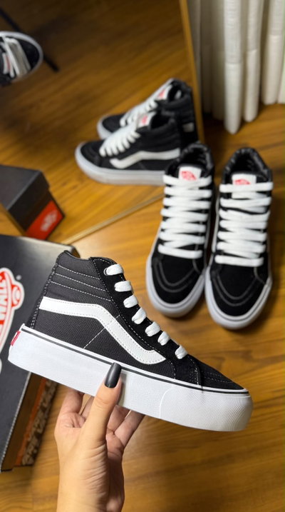 Vans botitas con plataforma importadas