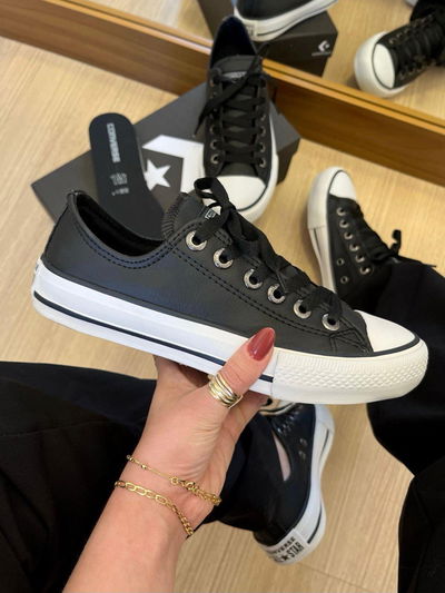 All Star ecocuero negro