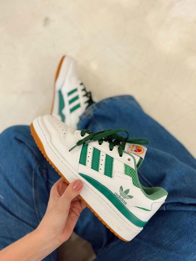 Adidas Forum blanca con verde G5