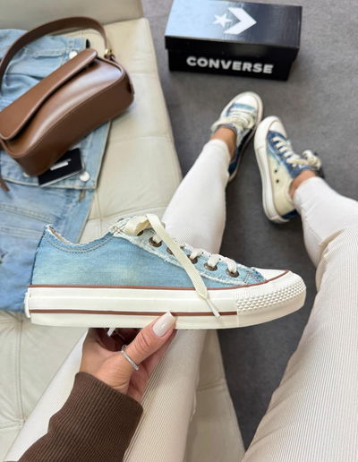 All Star Jean azul y celeste importadas 