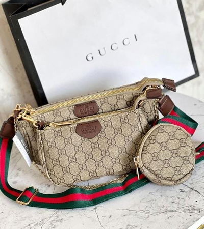 Cartera Bandolera con monedero Gucci (2 piezas)