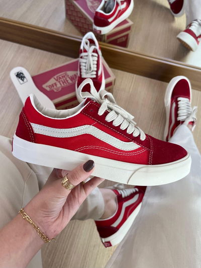 Zapatillas Vans rojas