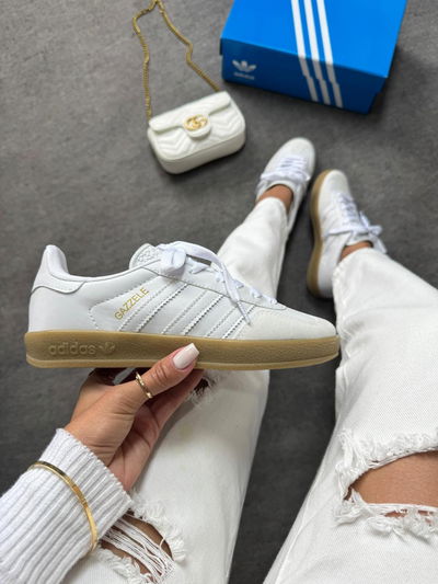 Adidas Gazelle Blancas 